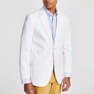 Nautica White Linen Blazer